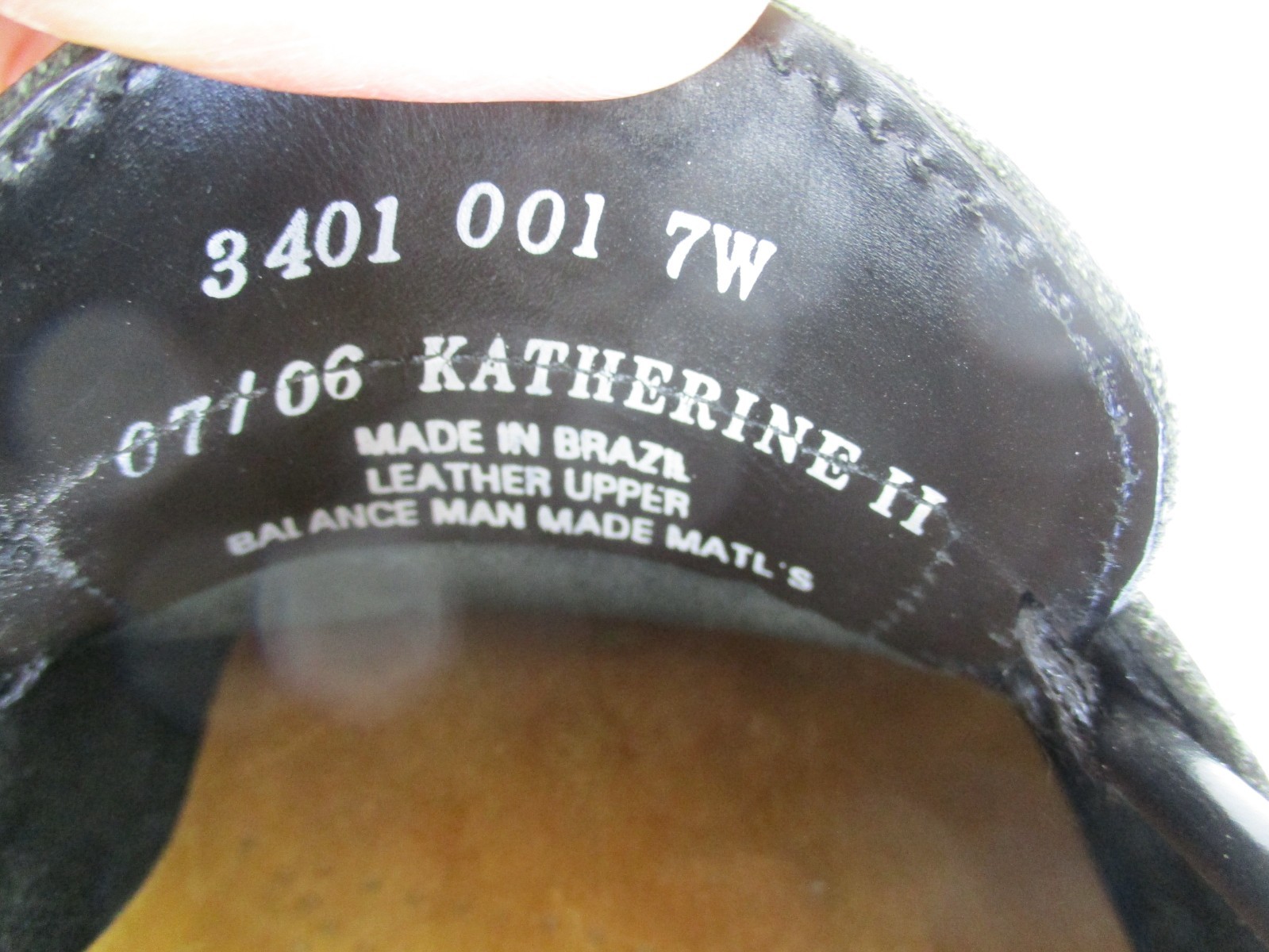 GH Bass Weejuns 7W Katherine II Penny Loafers Black Leather Shoes made Brazil