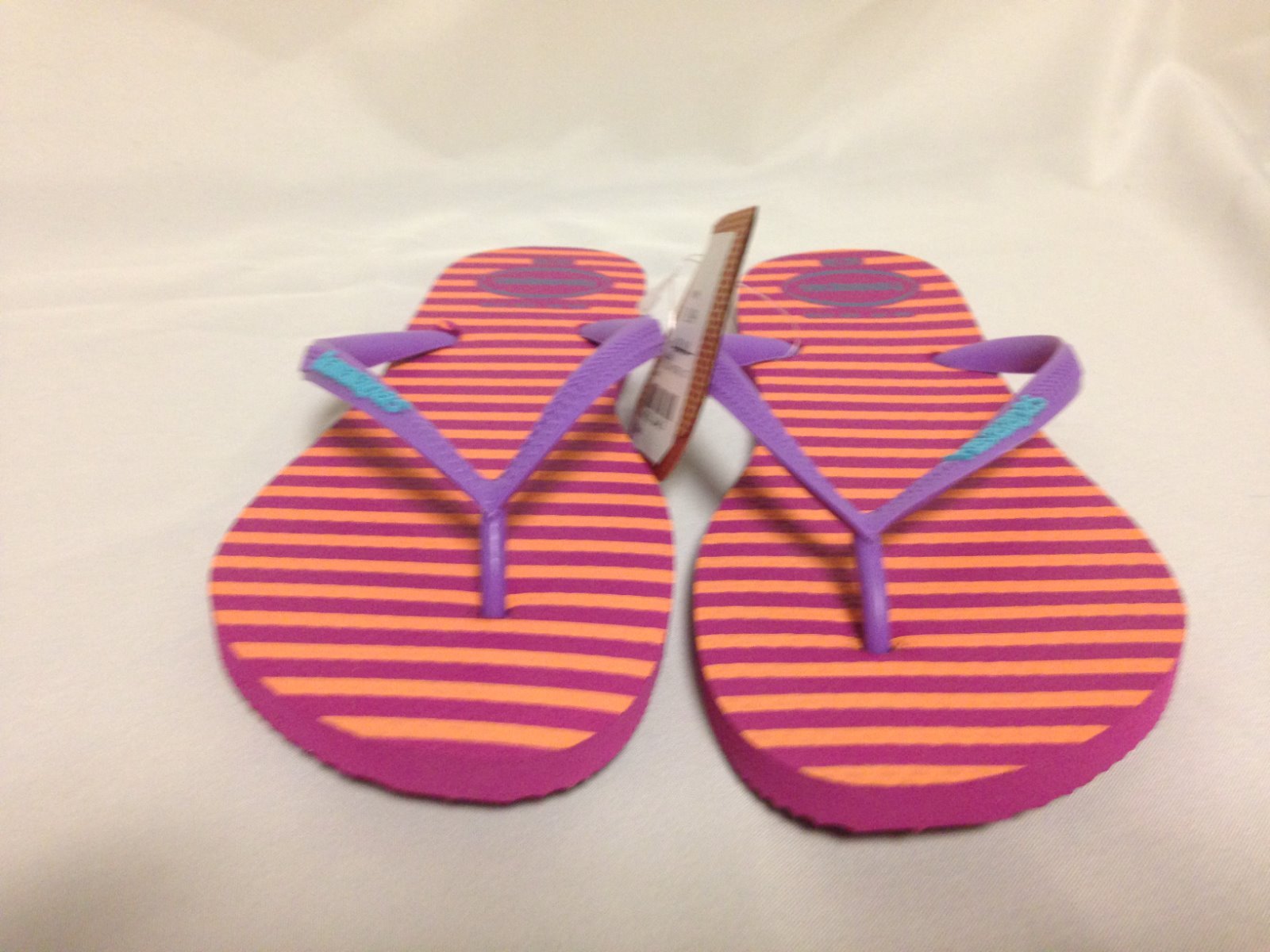Havaianas SP15 Slim Retro Stripe Flip Flop Rose Gum New with tags
