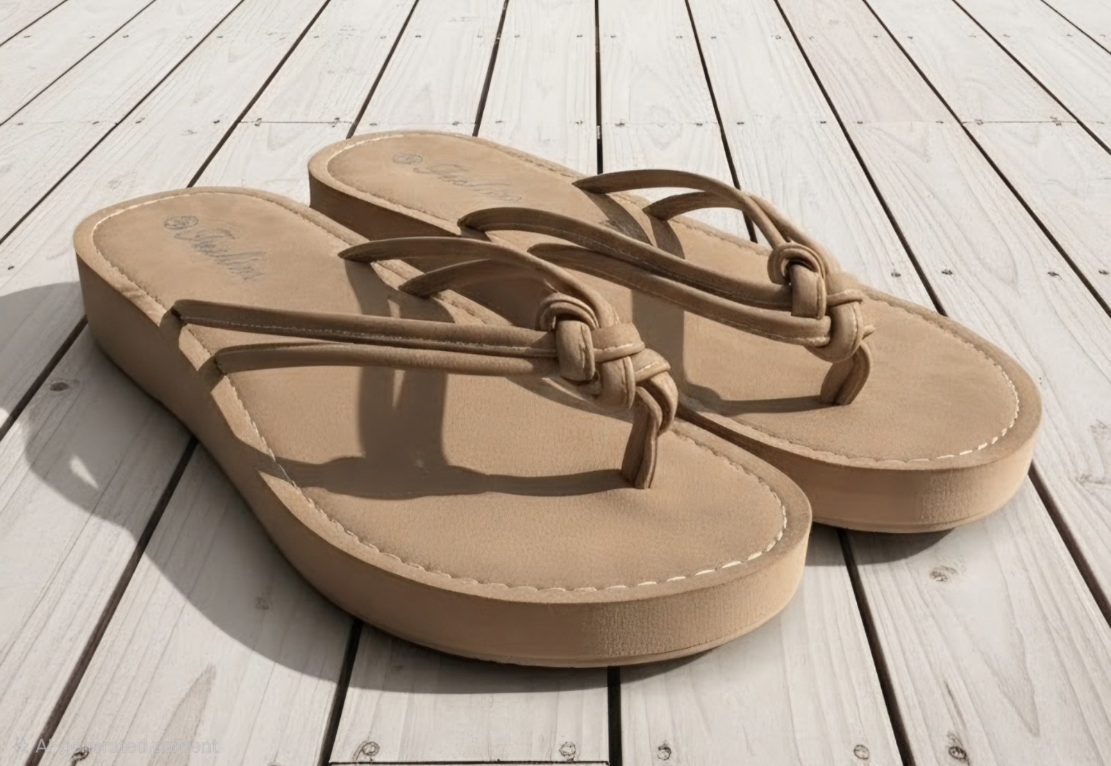 New Flip Flops, Size 8 Carmel Brown, Comfotable