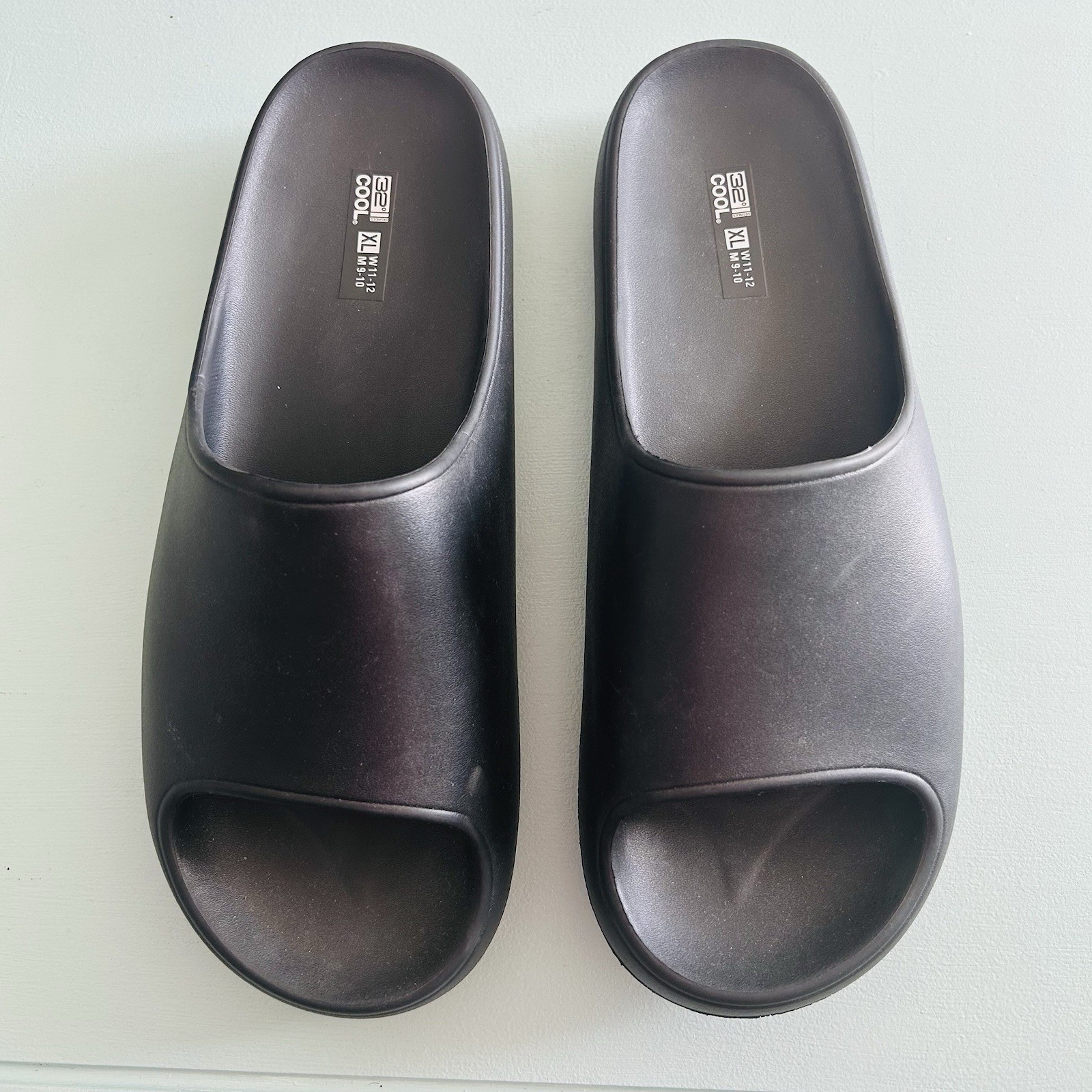 NEW Unisex 32 COOL Cushion Slide Women’s W11-12-M9-10 Sandals X Large Black
