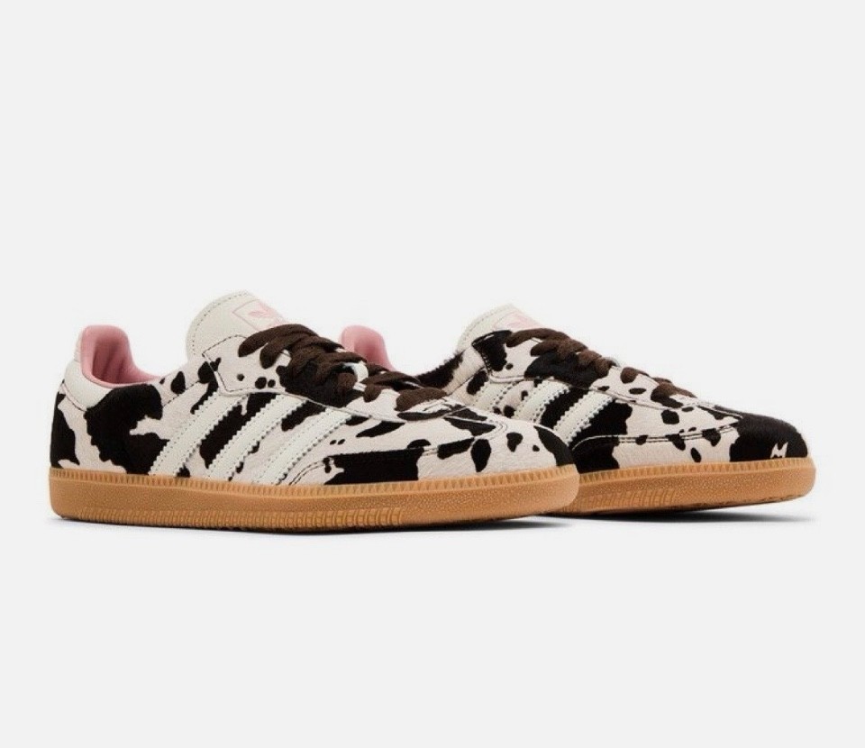 adidas Samba OG Cow Print Women’s Size 6-10 JR1256 Brand New