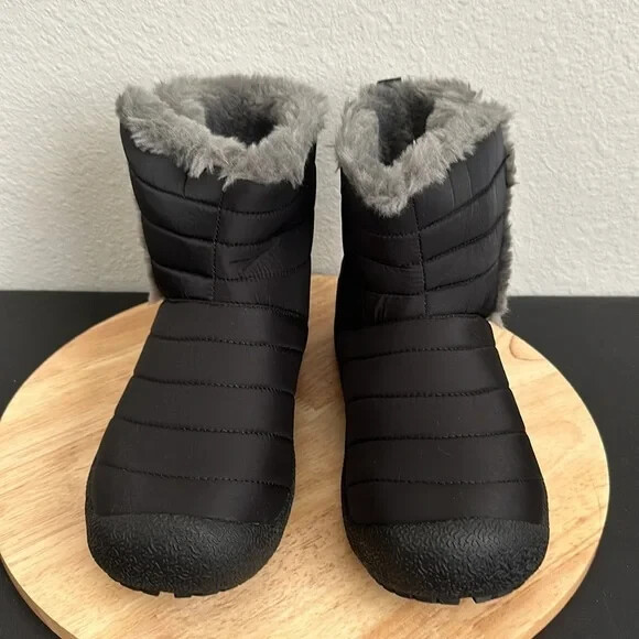 Lamo Water Resistant Memory Foam Puffer Boots – Alina -Black (Sz 11m) a556138