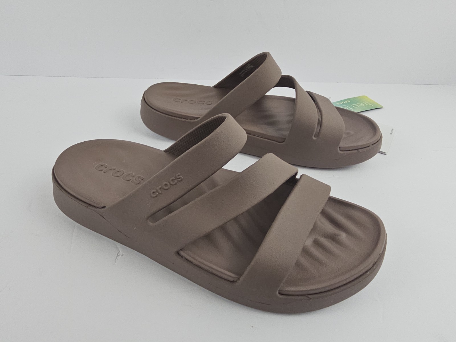 CROCS Getaway Strappy Sandals Truffle Brown NEW WOMENS Size 6