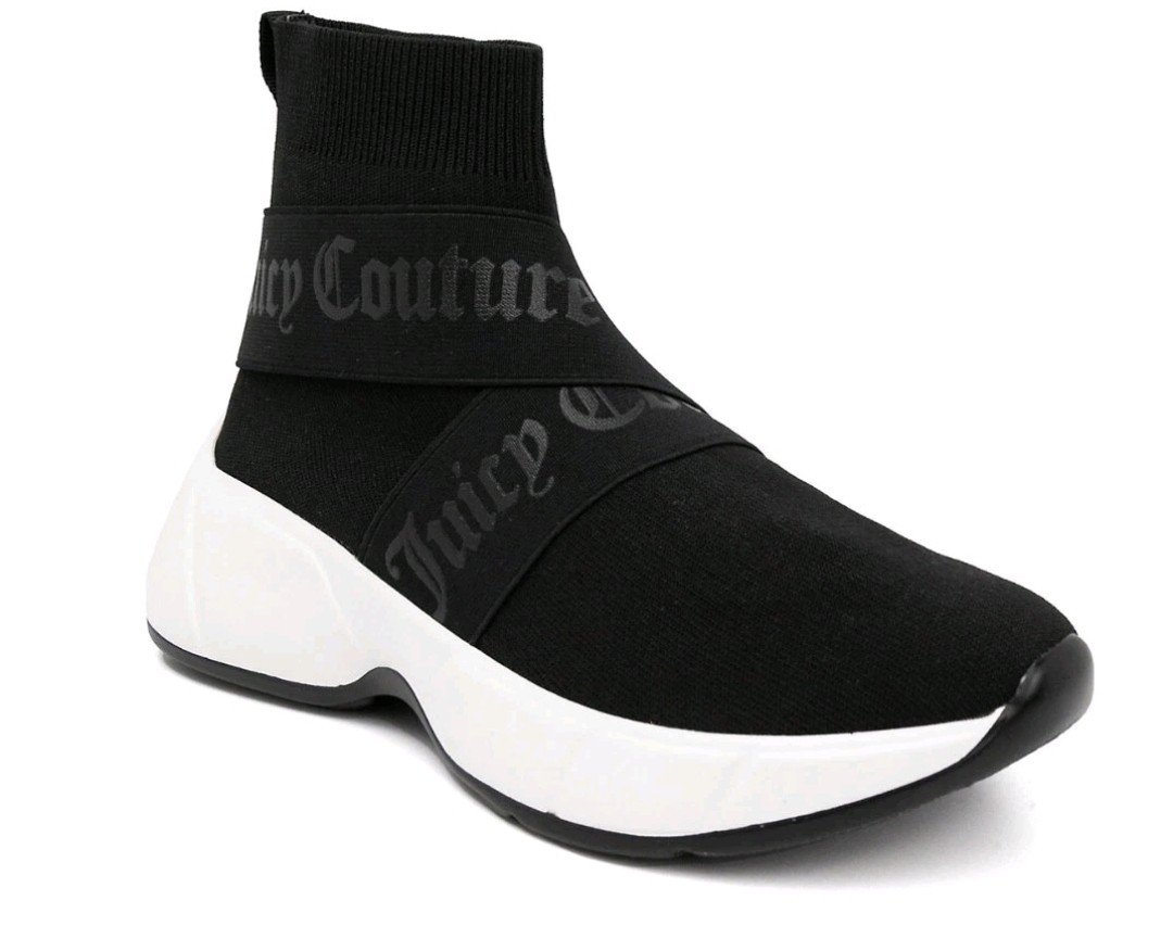 JUICY Couture Ariella Black Knit High Top Women’s Slip- On Sneaker Size 10 NEW
