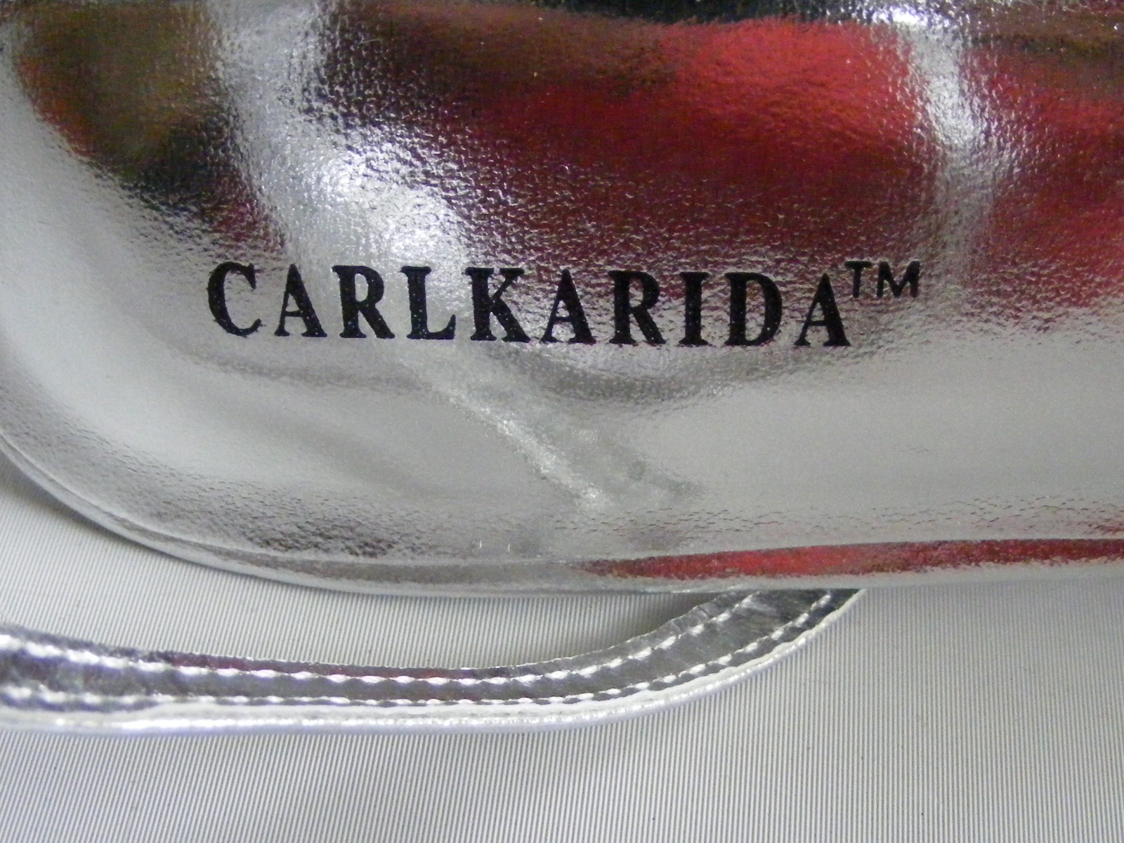 Carlkarida Women Size 11 M Silver 3.5″ High Heels ANkle Straps Sandals Open Toe