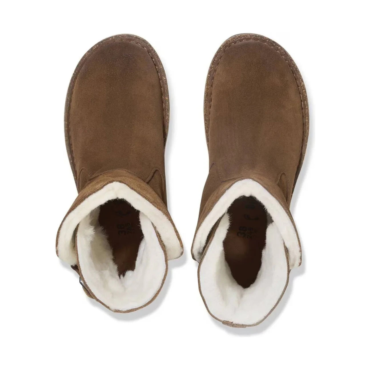 Birkenstock Uppsala Shearling Suede Boots Dark Tea US 11 EU 42 Regular Wide NWT