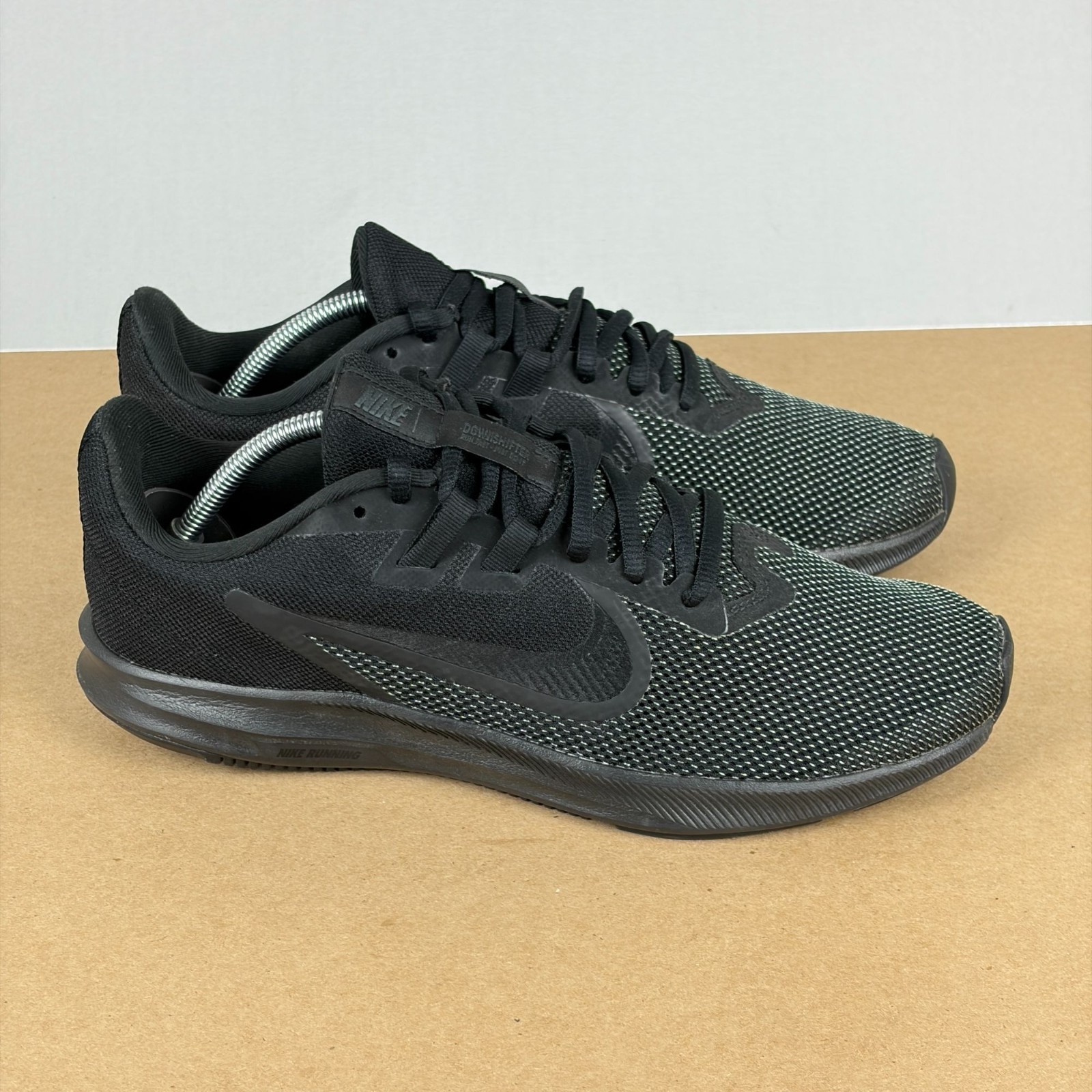 Nike Downshifter 11 Athletic Running Shoes Womens 9.5 Triple Black Breathable