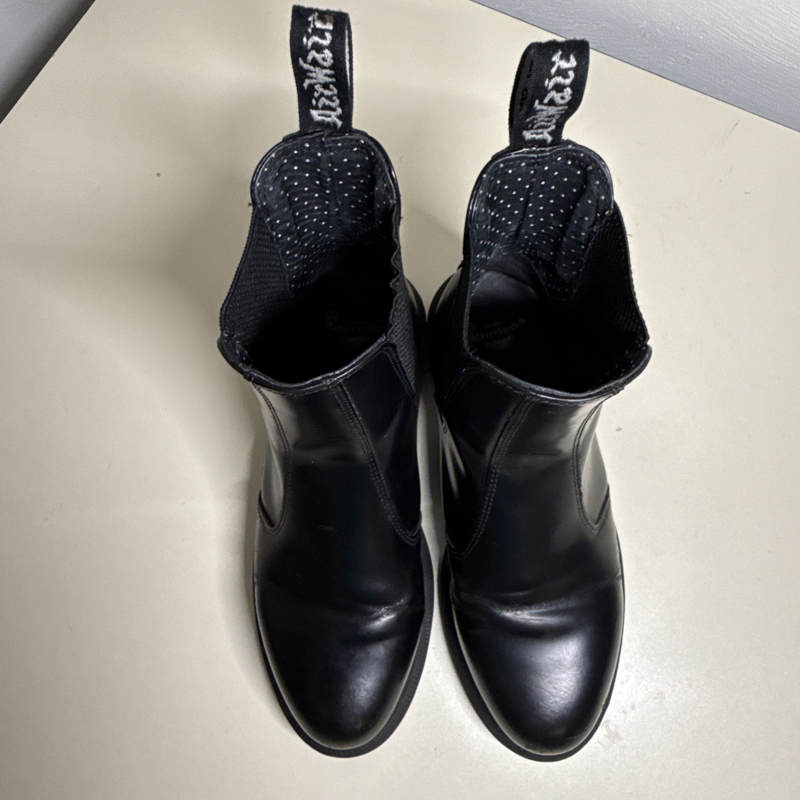 Dr. Martens short boots/ US size 7 Black PVC