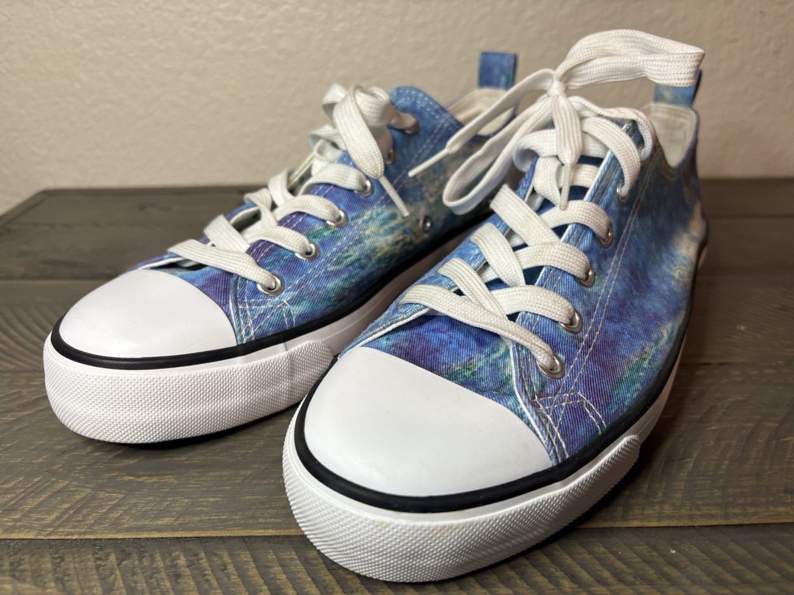 Canvas Low Top Skater Sneakers WOMEN SIZE 10 • PREOWNED • EXCELLENT