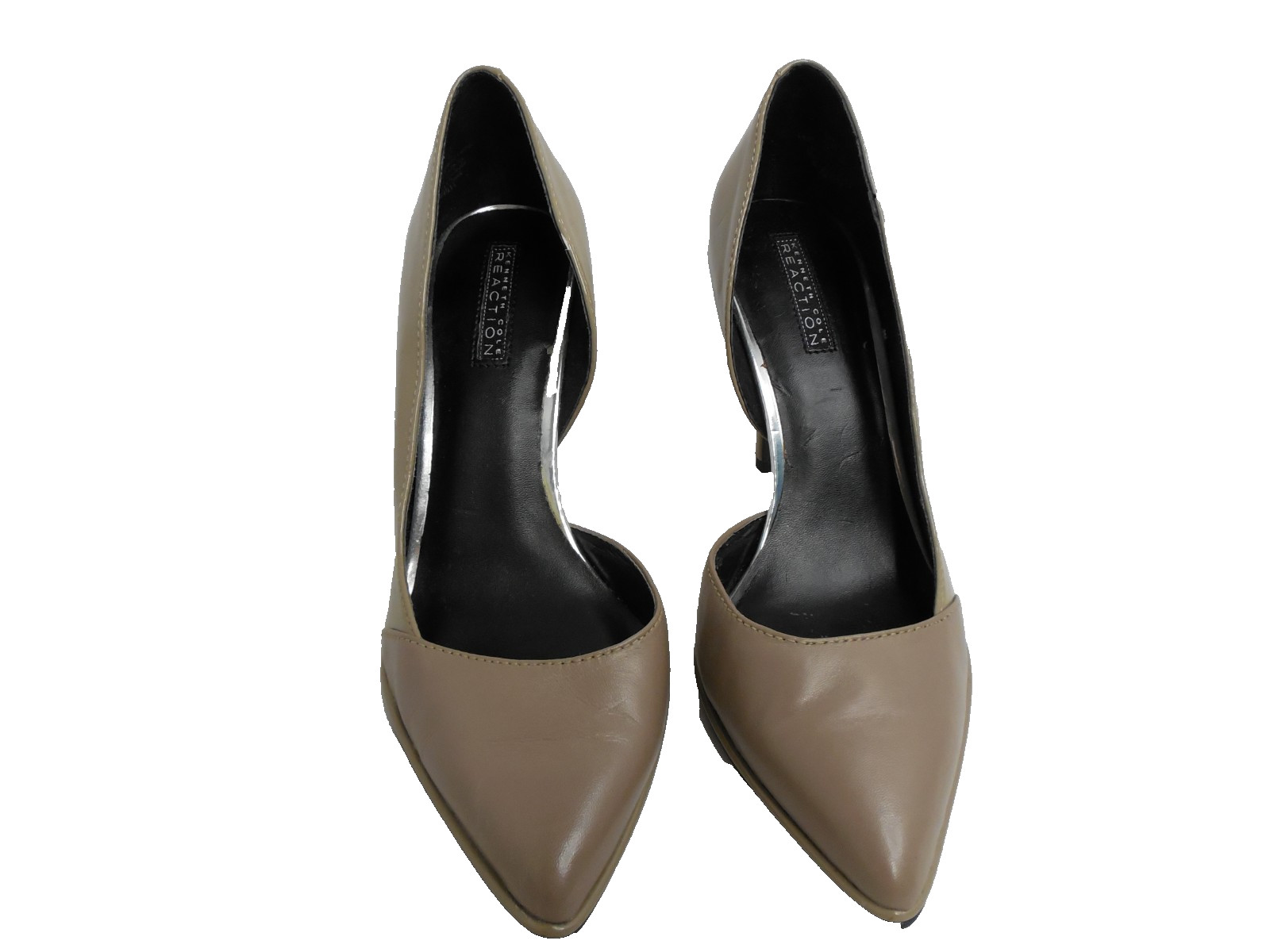 Kenneth Cole Reaction High Heel Shoes Bee Day WMS 7 M Taupe / Leather Upper
