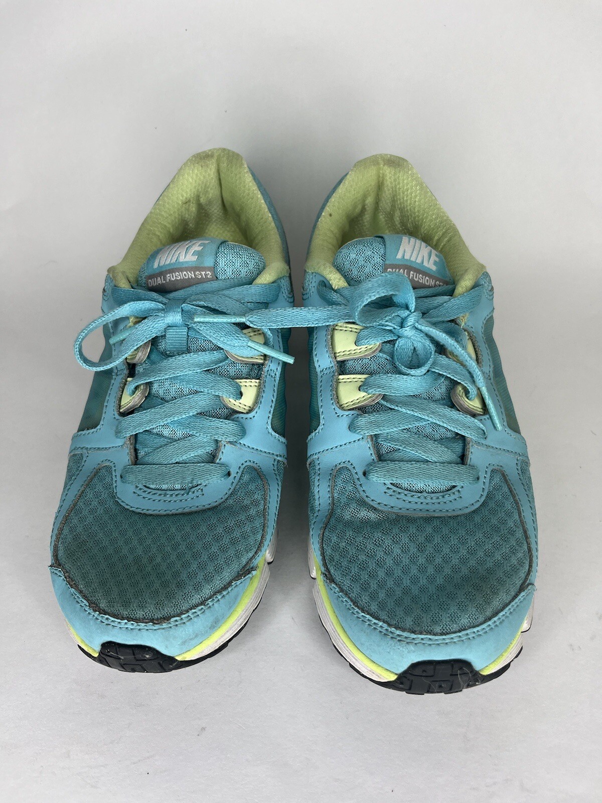 Nike Womens Dual Fusion ST 2 454240-400 Blue Running Shoes Sneakers Size 8