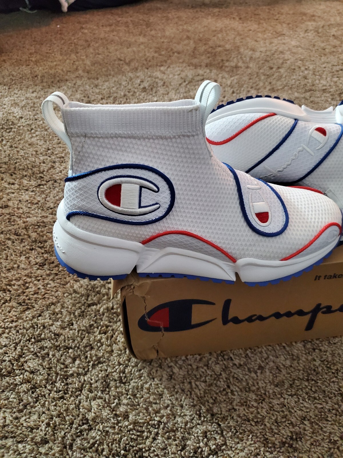 New Champion Women’s Rf 21 Mid Fashion Casual Sneakers US Left Size 8 Right 7