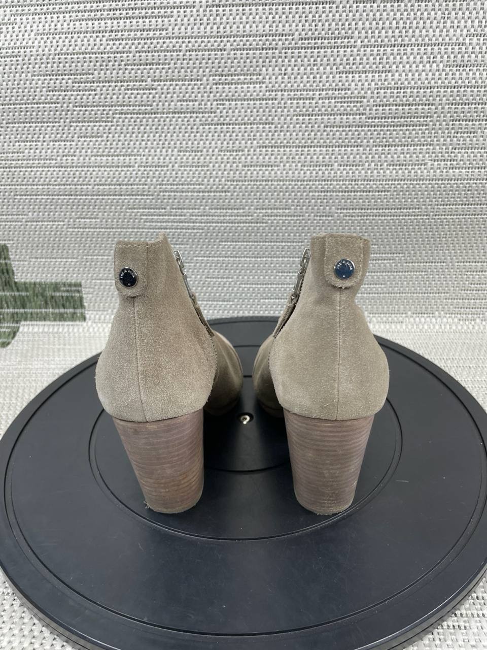 Rag & Bone Boots Womens Size 40 Eu 9.5 Us Margot Gray Suede Ankle Heeled Bootie