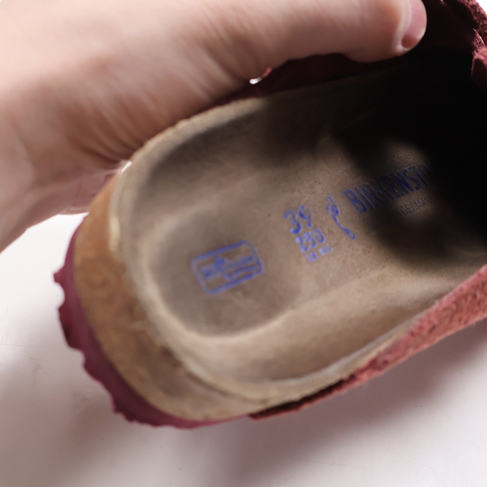 Birkenstock Boston Suede Clogs Mules Women’s EU 39 US 8 Narrow Slip-On Comfort