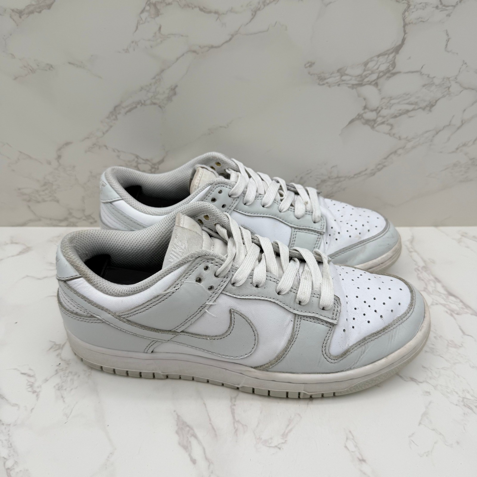 Nike Dunk Low Photon Dust Womens 8 DD1503-103 White Grey Sneakers