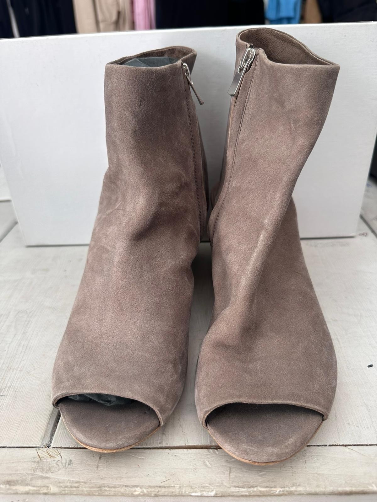 Officine Creative Ankle Boots Genuine Leather Woman SizeEu37 Mud Heel 3 1/8in