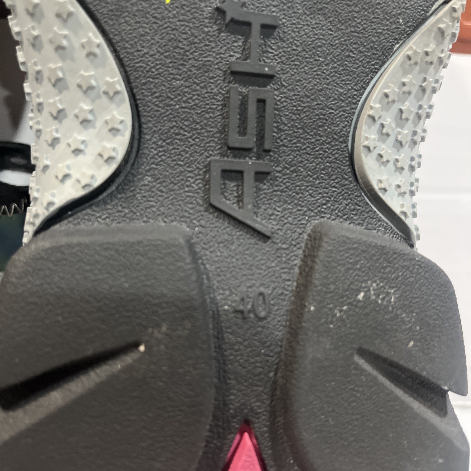 Ash Adapt Sandal Black Rainbow Platform Thick Soles Woman US Size 9 UK 40