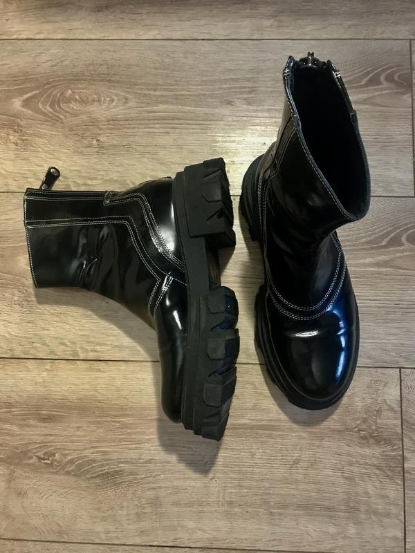 Women Kenneth Cole boots black leather 37 #49zip