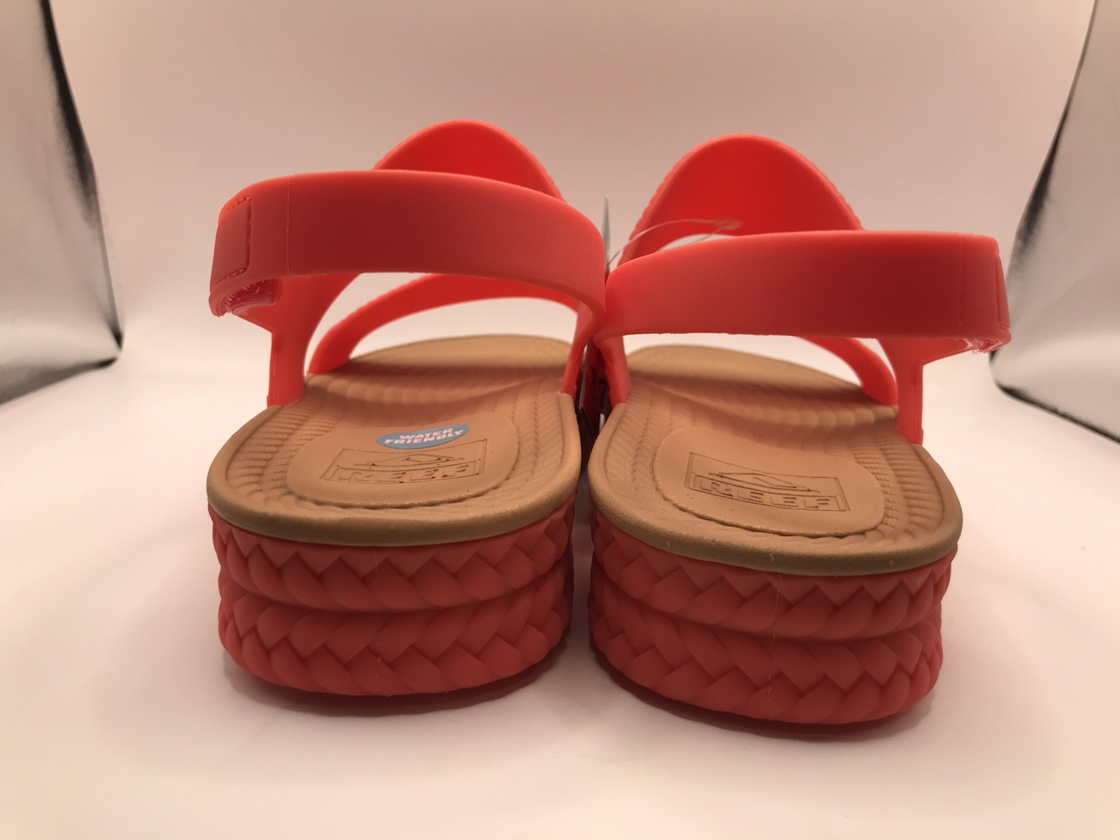 WOMEN’S REEF SUNSET CORAL WATER VISTA STRAPPY BEACH/POOL SUMMER SANDAL SIZ 9 NWT
