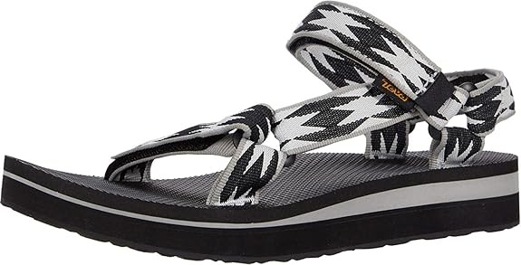 TEVA WOMEN’S MIDFORM UNIVERSAL SANDAL – SIZE: WOMEN 8 – HALCON BLACK MULTI