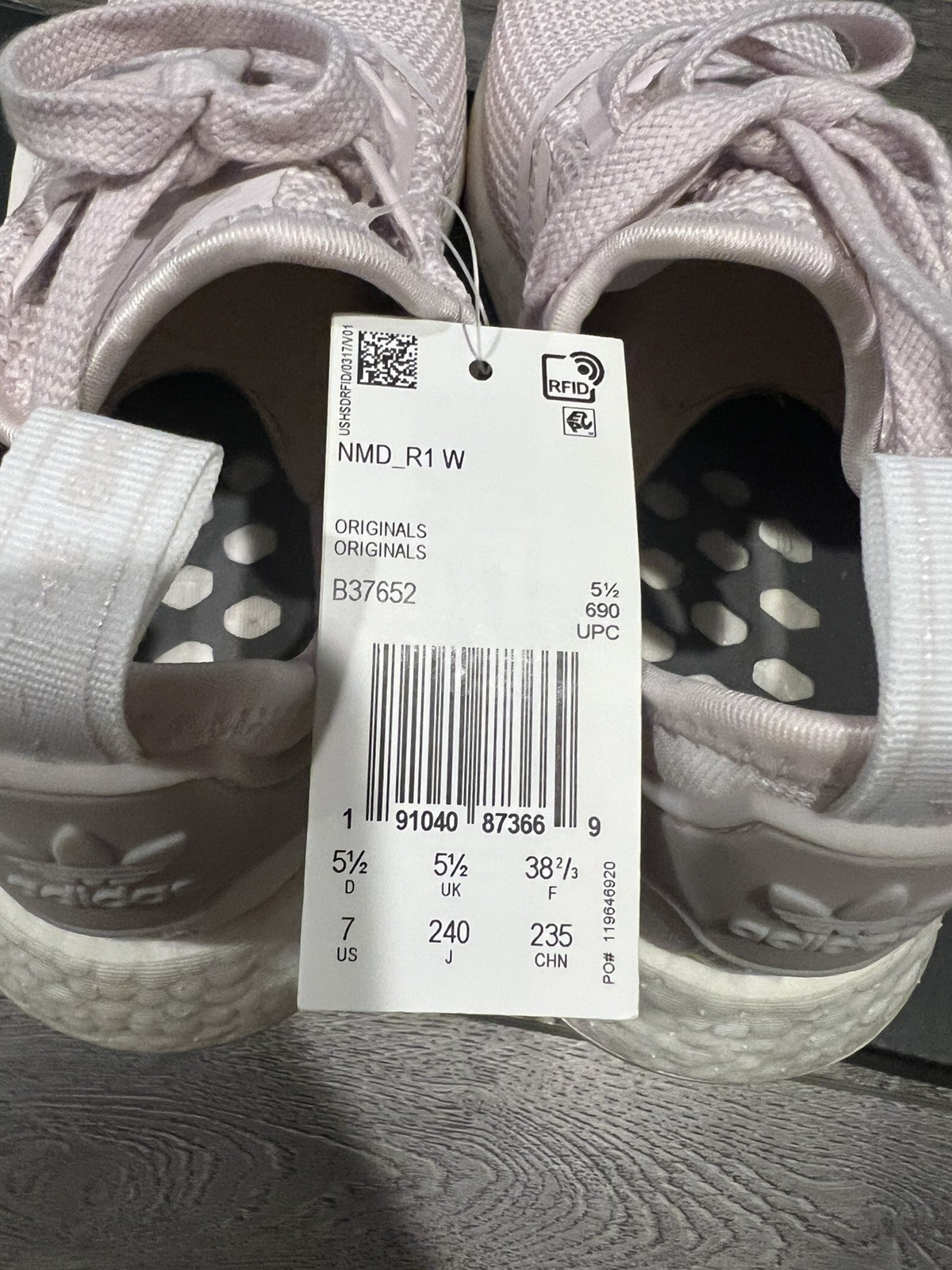 Adidas Originals NMD_R1 W B37652 Orchid Tint Pink Women’s Running Shoes SZ 7