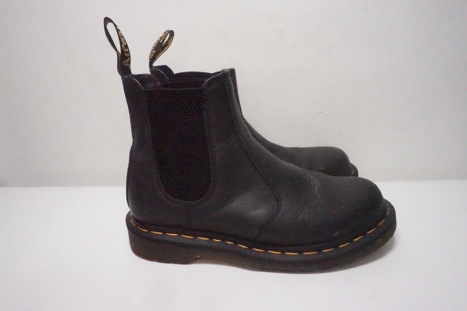 Dr. Martens 2976 Black Leather Chelsea Boots Womens US 5 UK 3 EU 36