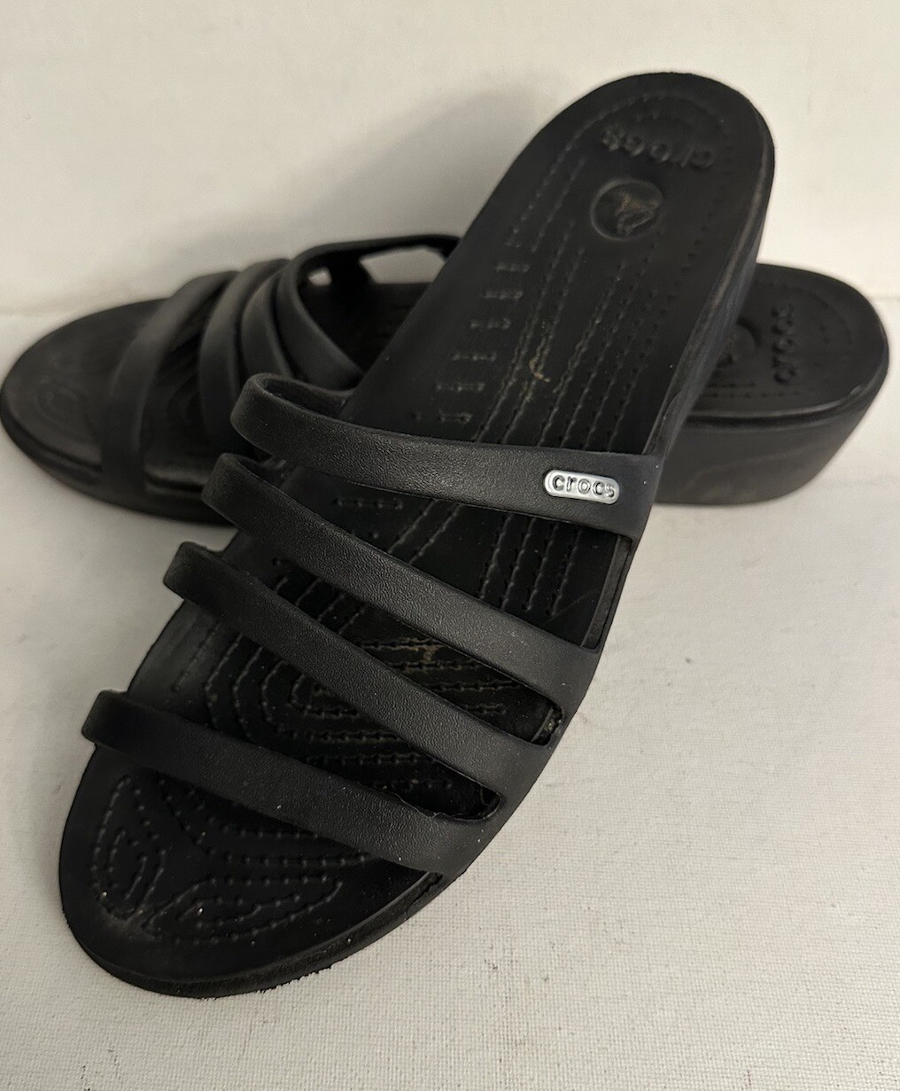 CROC’S RHONDA SIZE 11 WOMANS Wedge Sandal – EXCELLENT CONDITION/BARELY WORN!!