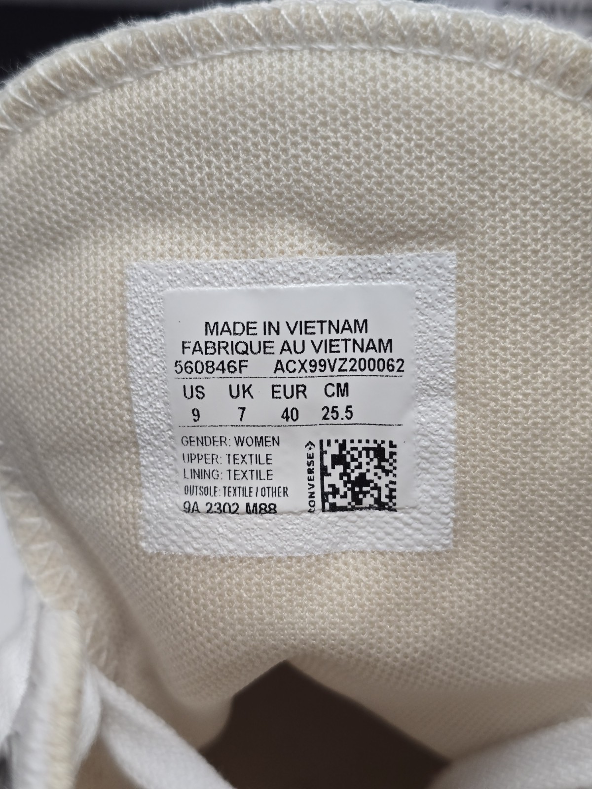 New Converse Chuck Taylor All Star Lift Hi Canvas Shoes (560846F) – White Size 9