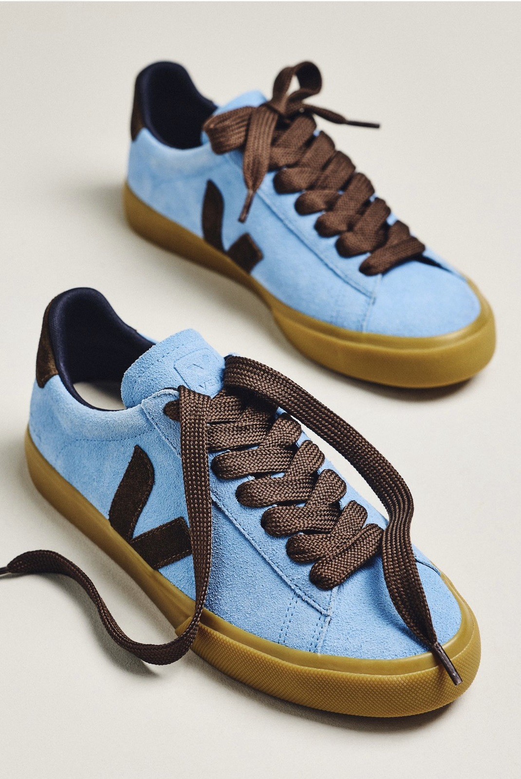 *Brand New In Box VEJA Campo Sneakers Leather Aqua Eagle US 10 EU 41 FREE SHIP!!
