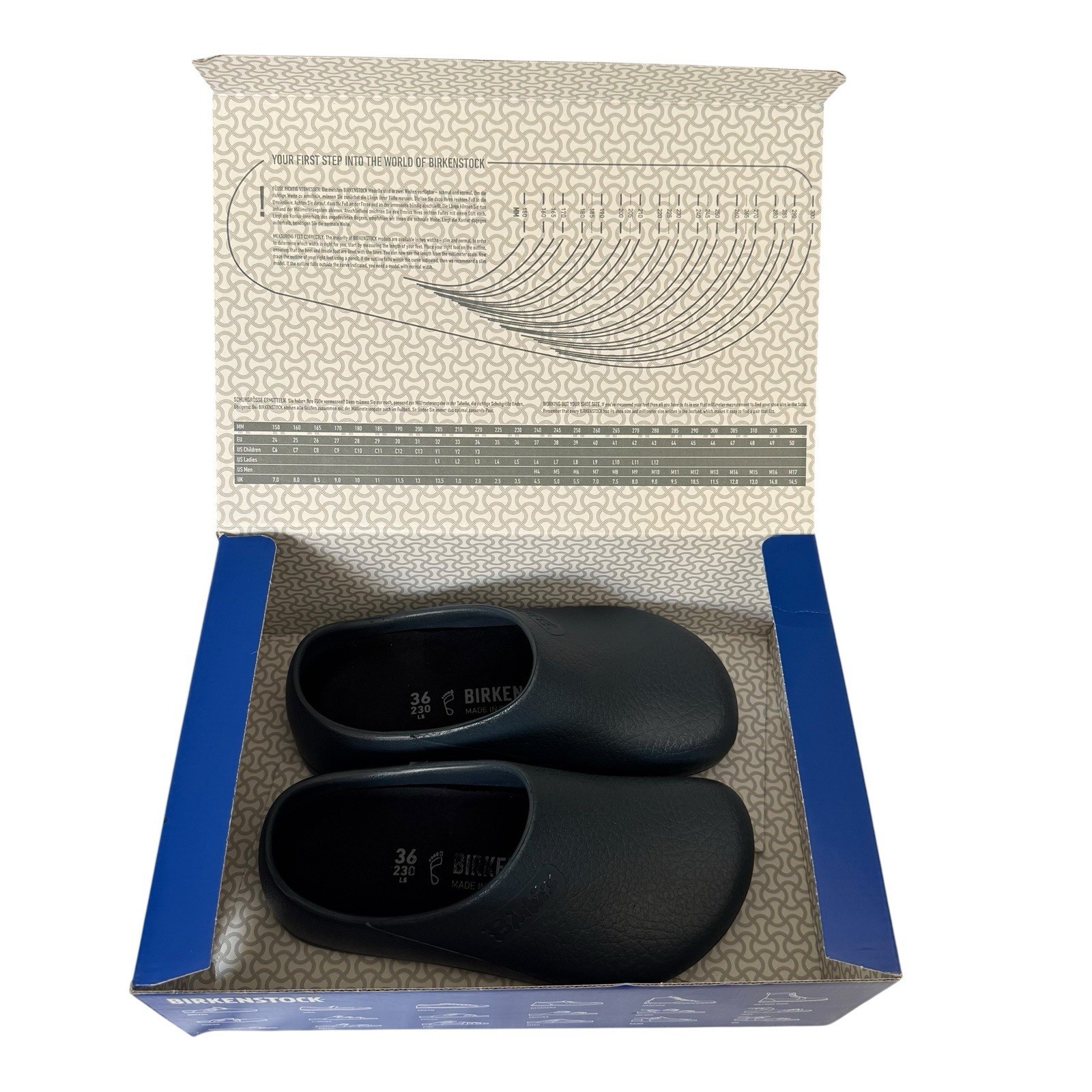 Birkenstock Profi-Birki Blue Women’s Size US 5 EU 36 Regular Width New With Box￼