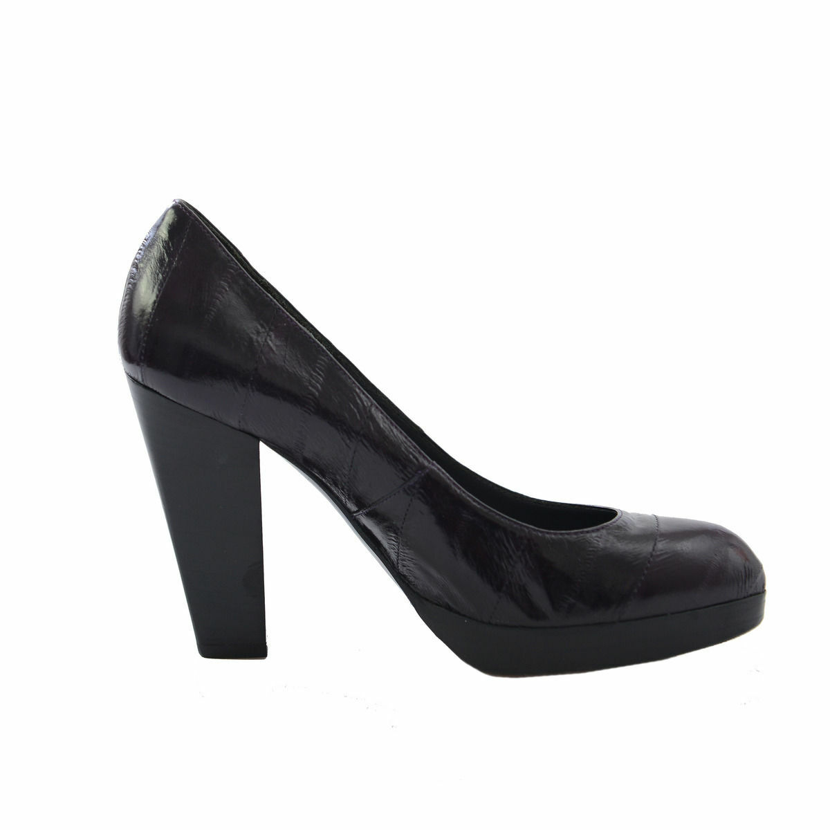 Gianfranco Ferre Purple Eel Skin Stilettos Pumps Heels Shoes US 6 IT 36