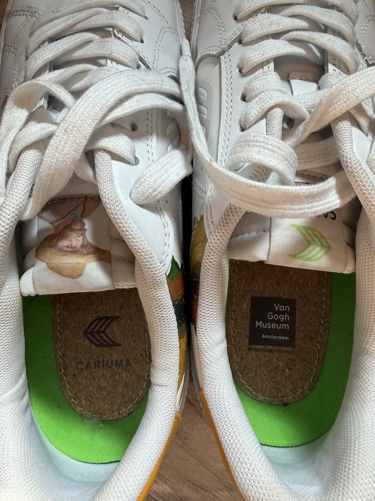 Cariama Van Gogh Museum Canvas Sneakers Art Edition Sunflowers Men’s Size 8.5