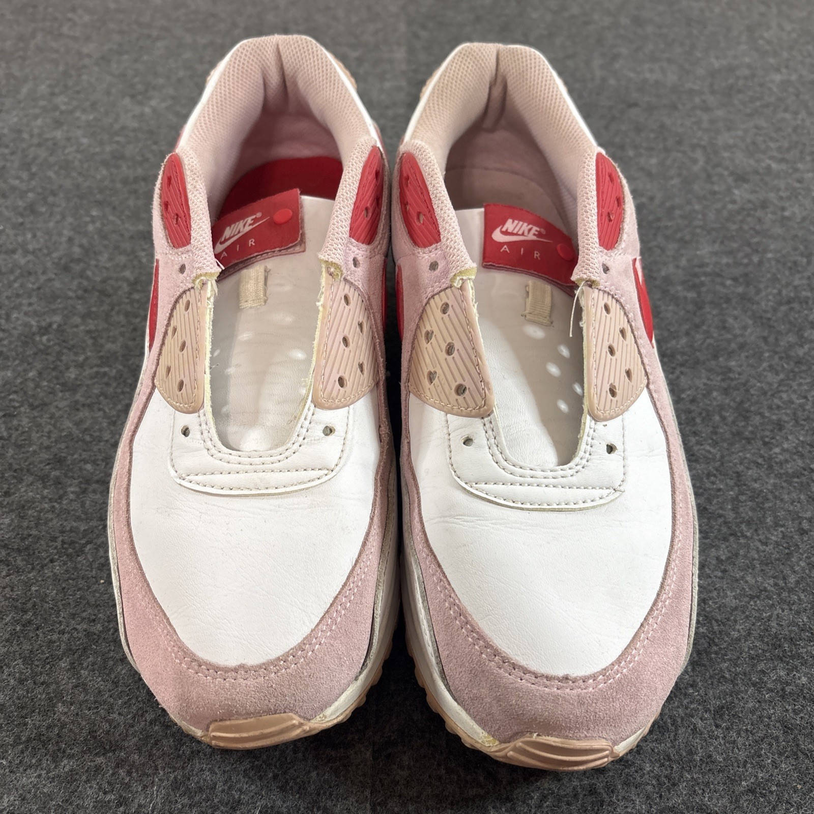 Nike Air Max 90 Love Letter Valentines Day ‘21 Pink Red White DD8029-100 Size 12