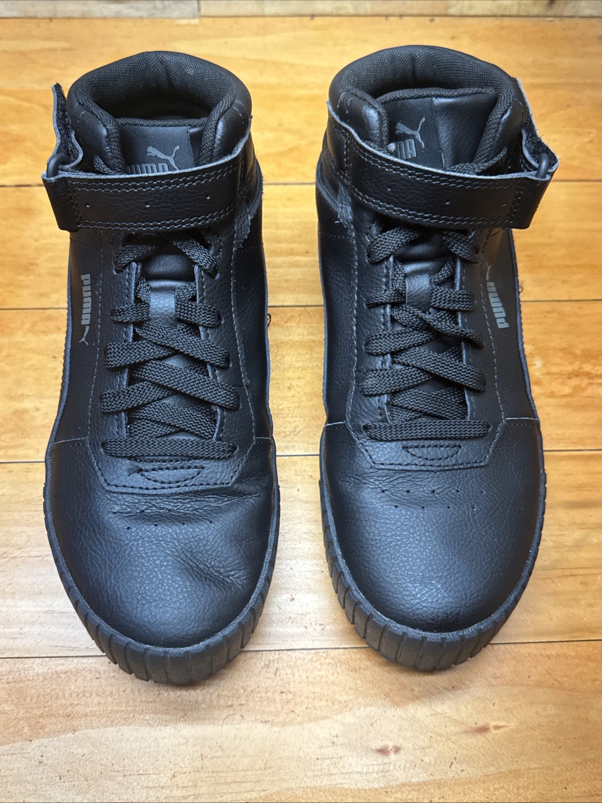 Puma Carina 2.0 Mid Women’s 5.5 Shoes All Black Fashion Dance Sneakers 385851-01