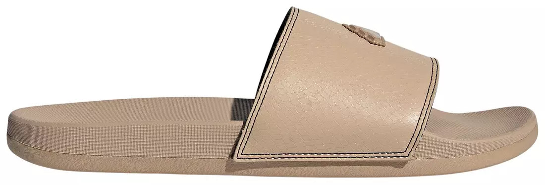 Adidas Adilette Comfort Slides Sandstone Slip On Slides Unisex Adults
