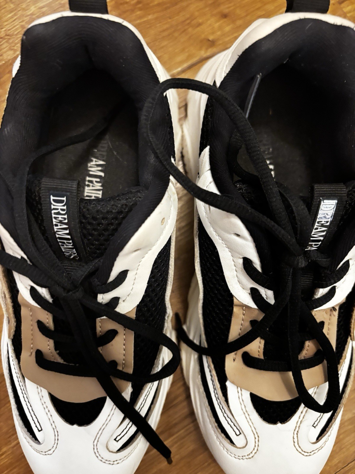 Dream Paris Platform Chunky Fashion Sneakers Womens 7.5