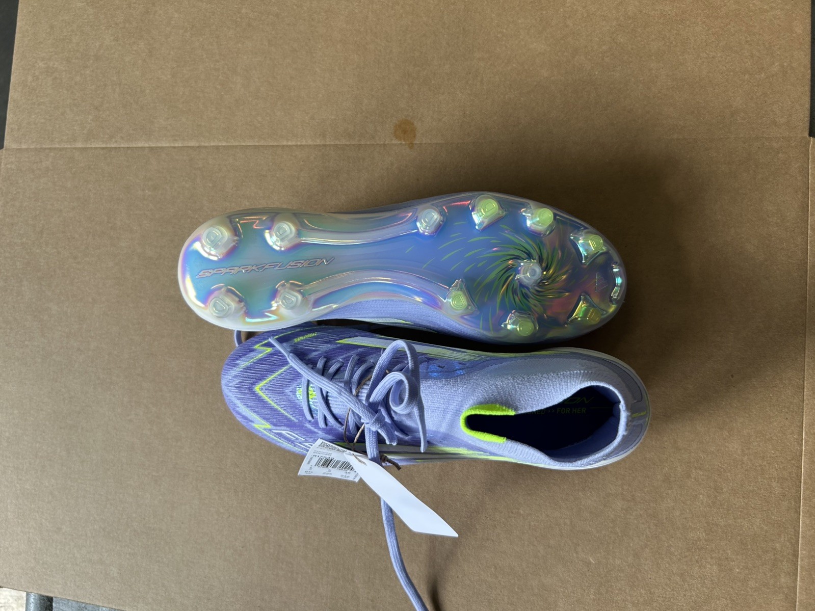 adidas F50 Sparkfusion Elite Mid FG/AG Soccer Cleats Women’s Size 6.5 JH7648 NEW