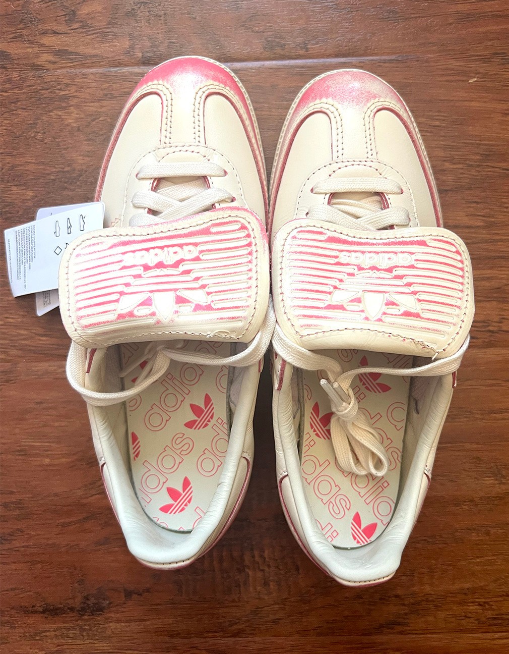 Adidas Samba LT Color Fade Cream Shock Pink Womens Shoes Size 5.5 NEW no Box