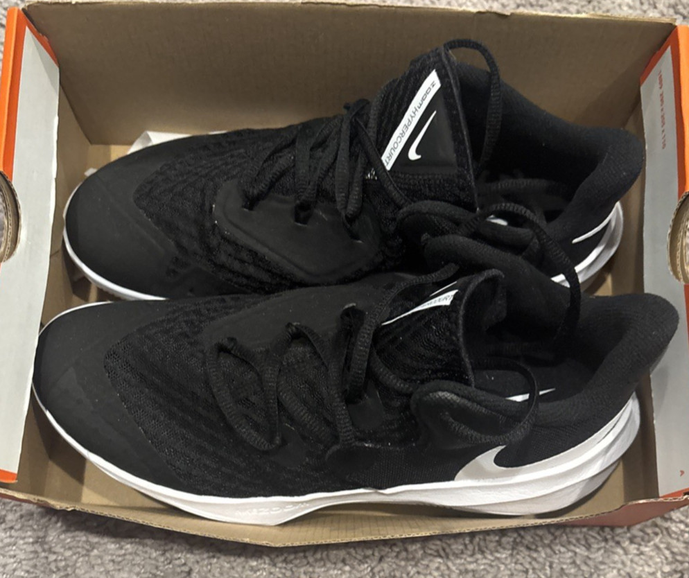 Nike HyperSpeed Court Volleyball Shoes CI2964-010 Black White Womens Size 9.5