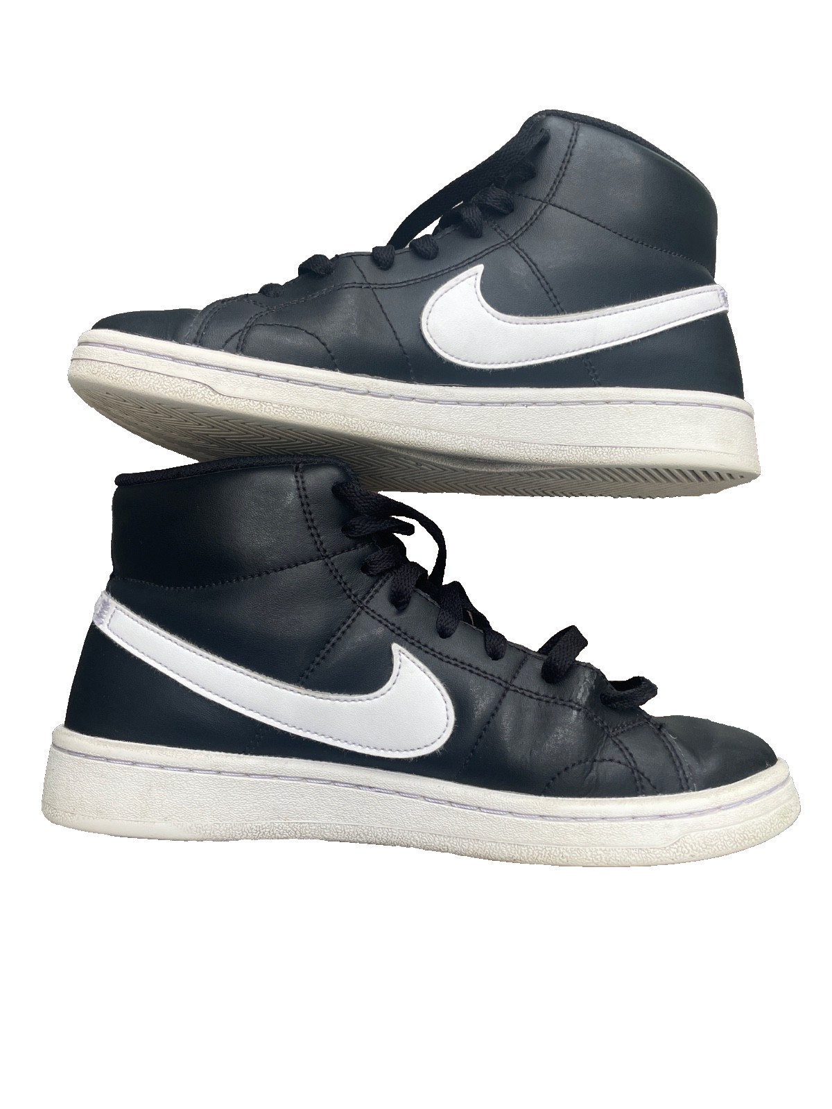 Nike Court Royale 2 Mid/High Black and White Women’s size 8.5