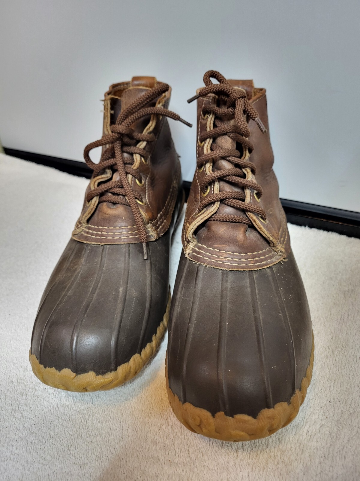 Vintage LL Bean Boots Womens 8 Maine Waterproof Hunting Shoe Duck Boot