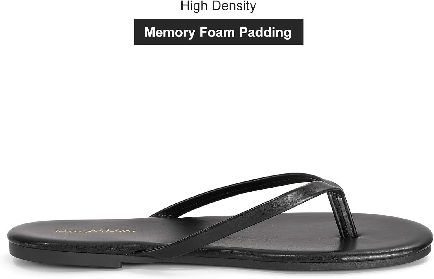 Comfortable Leather Flip Flops with Memory Foam – Dressy Summer Essential