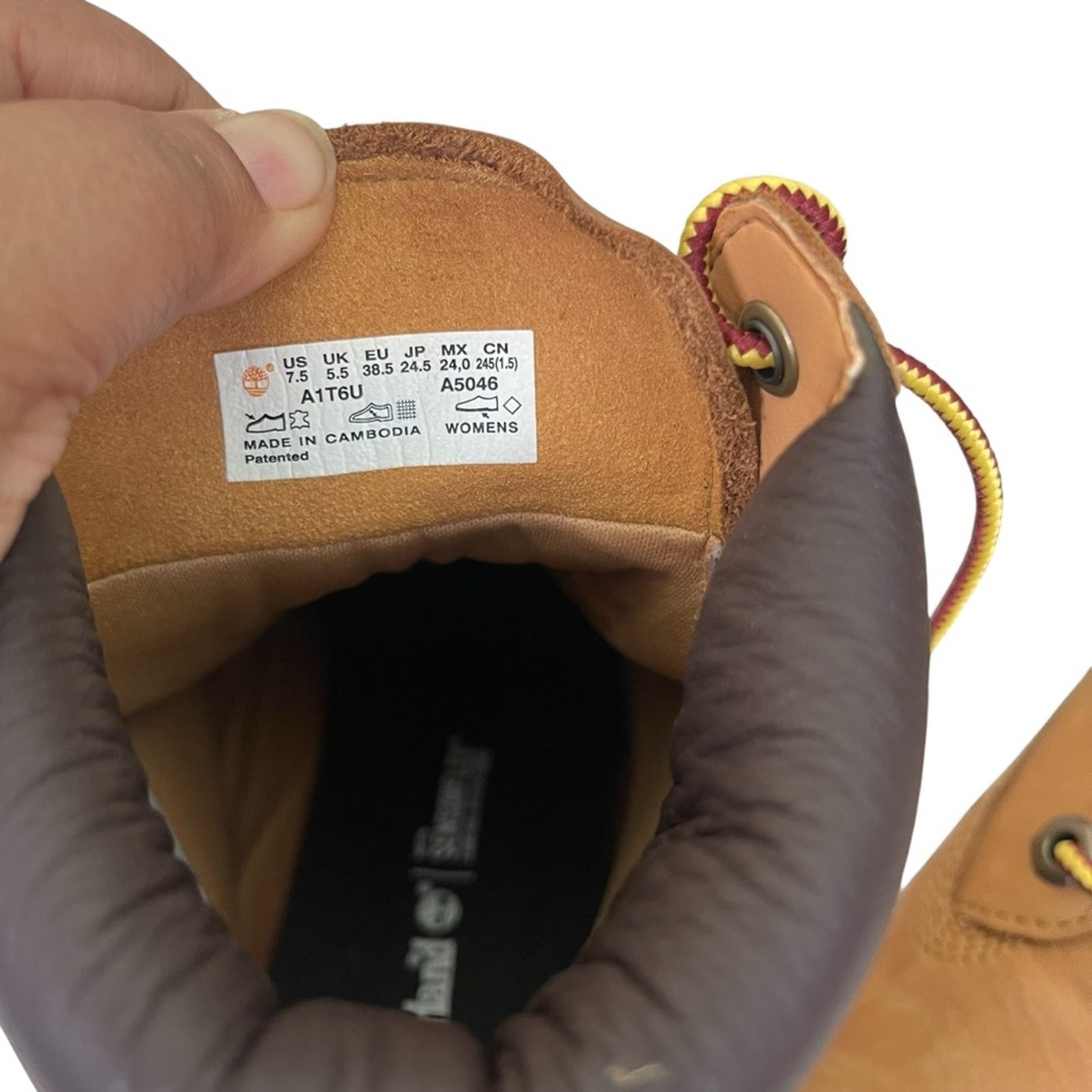 Timberland Women’s Linden Woods 6″ Waterproof Leather Boots Tan Size 7.5 Medium