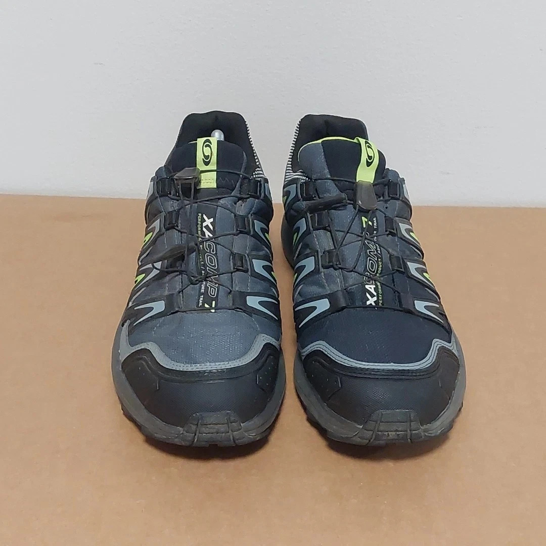 SALOMON XACOMP 7 CLIMA SHEILD Waterproof Mens SHOES HIKING TRAIL SIZE 11.5