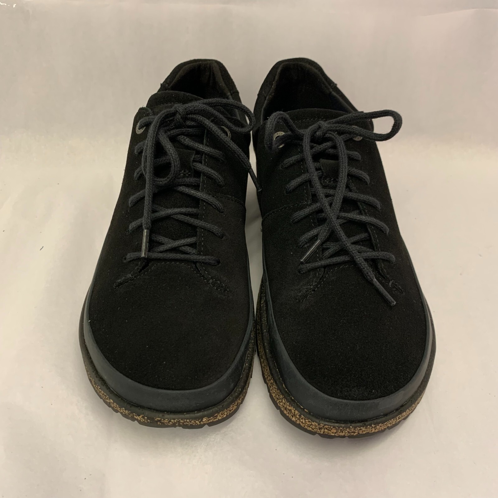 Birkenstock New with Box Honnef Low Black Suede Leather Regular Width SelectSize
