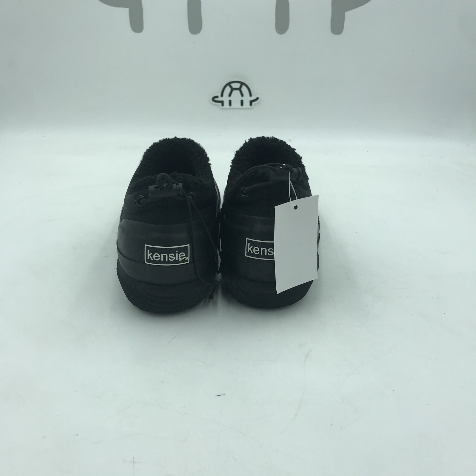 Kensie Carmella Ladies’ Fleece Lined Anti-Slip Rain Shoe Black