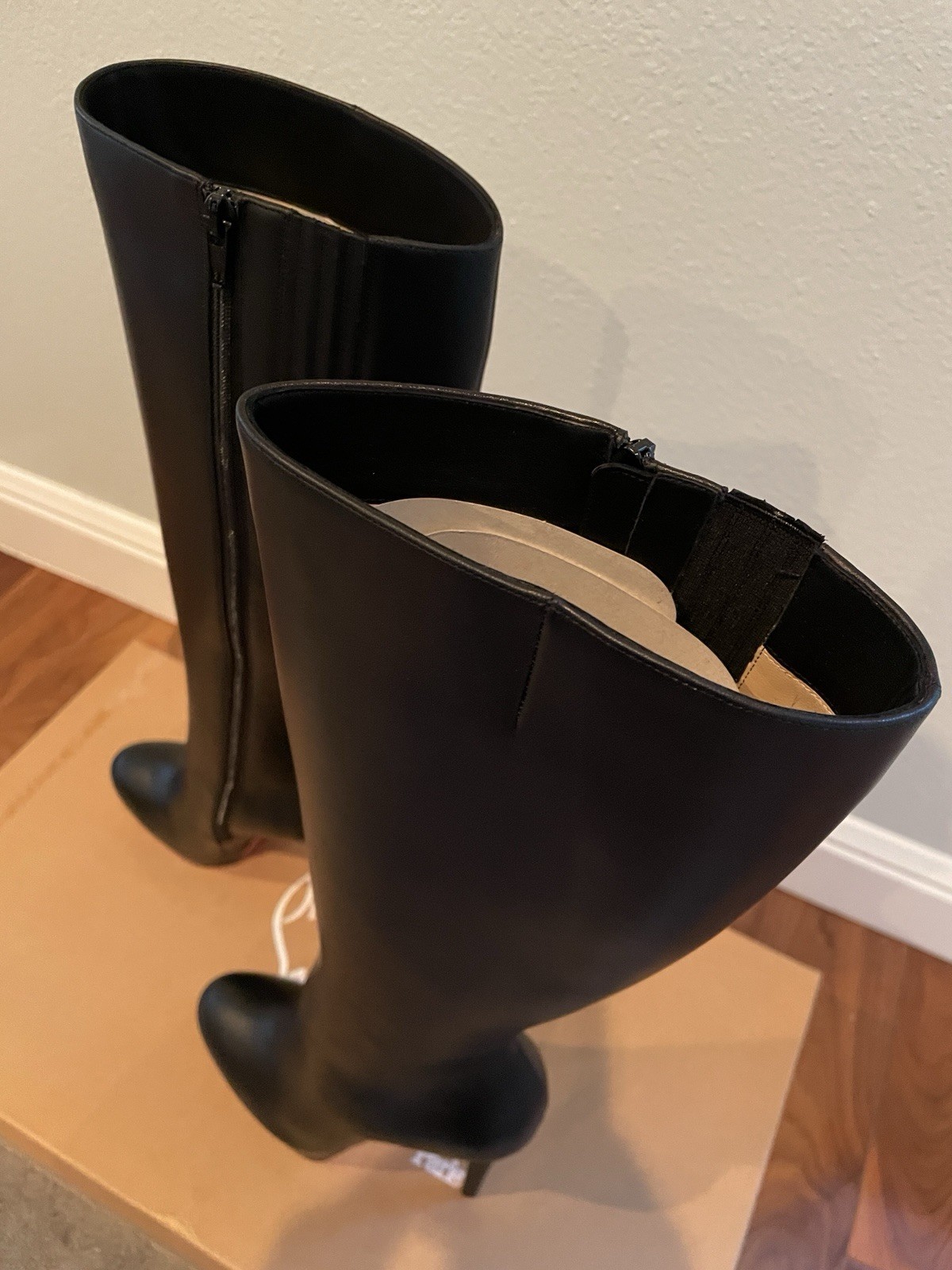 Christian Louboutin Bianca Botta 140 King Calf Black Knee High Boots 38