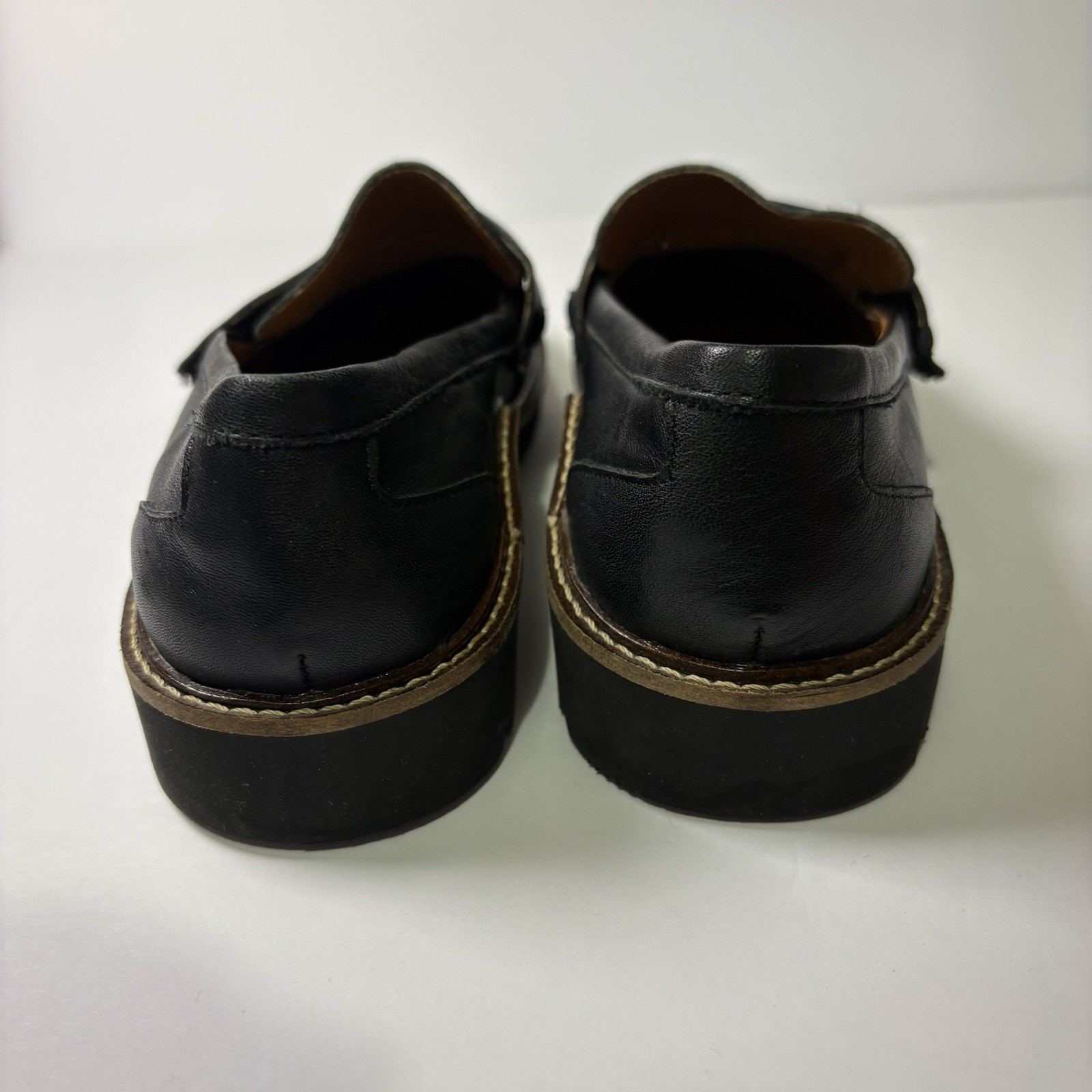 Aetrex Womens Collette Arch Support Leather Loafers Shoe Size US 6-6.5 EU 36