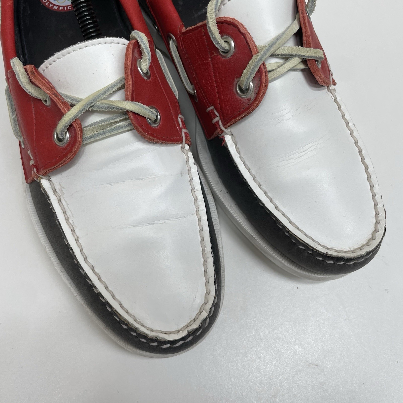 Ralph Lauren United States Olympic Team Nautical Comfort Boat Shoes Men’s Size 8