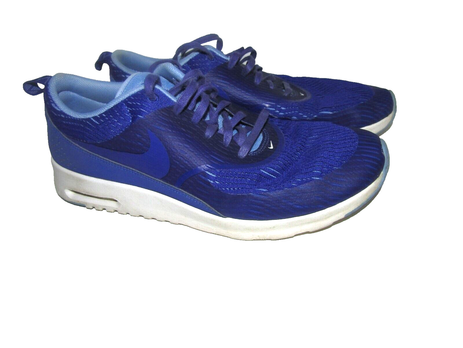 NIKE AIR MAX THEA Women’s Size 11, Blue Athletic Running Sneakers, Leather/Mesh